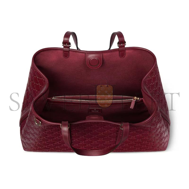 GUCCI GG EMBLEM LARGE TOTE BAG ‎815213 (38*25*15cm)